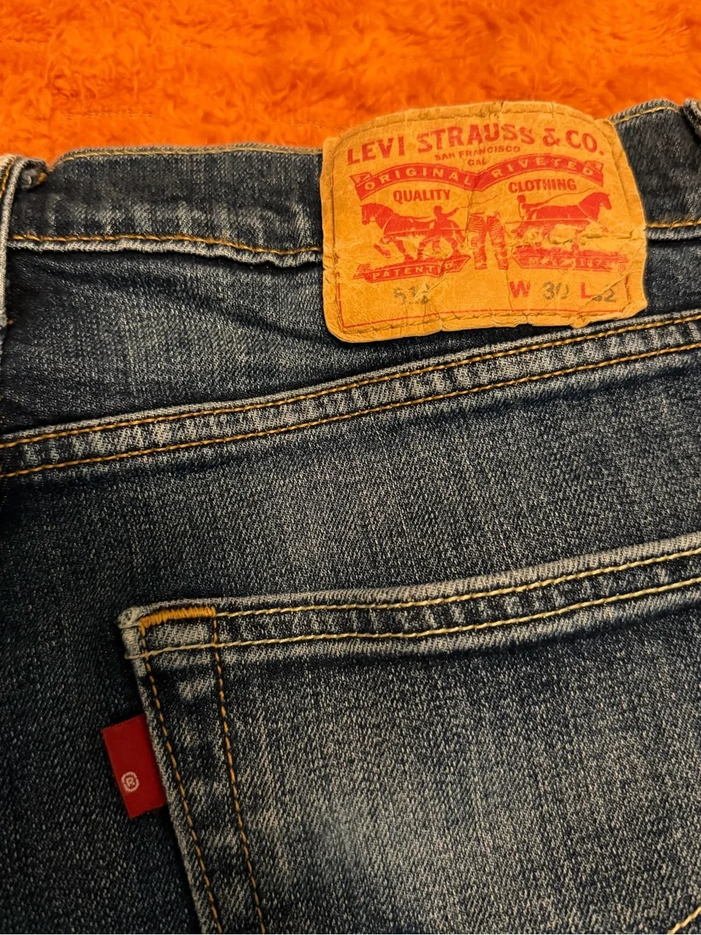 Levi's Skinny Jeans in Dark Blue Wash
